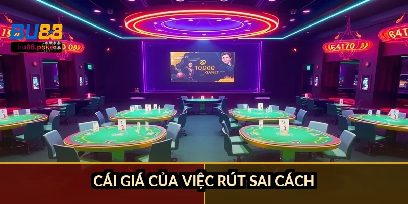 Cái giá của việc rút sai cách