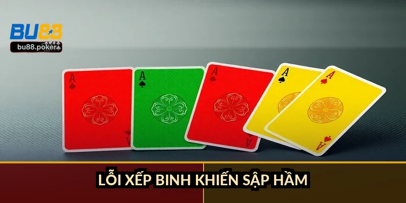 Lỗi xếp binh khiến sập hầm