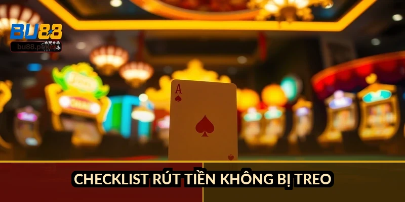 Checklist rút tiền không bị treo