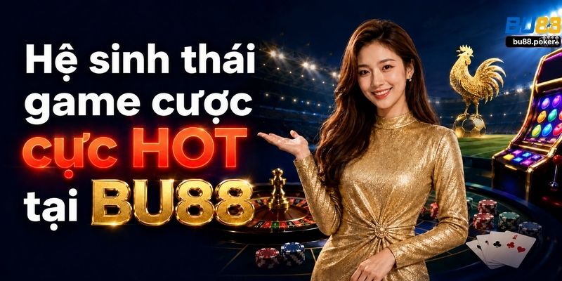 Hệ sinh thái trò chơi đa dạng tại BU88 đáp ứng trọn vẹn mọi nhu cầu giải trí