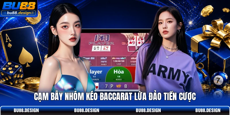 Cạm bẫy nhóm kéo baccarat lừa đảo tiền cược
