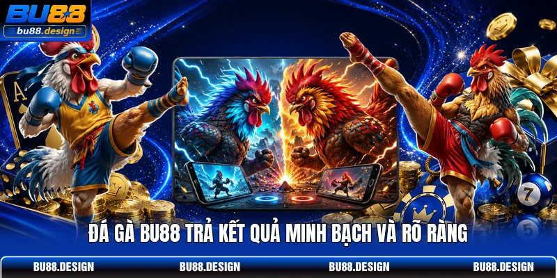 Đá Gà BU88 trả kết quả minh bạch và rõ ràng
